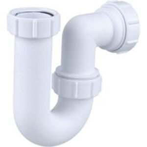 Wavin Osma Waste tubular P trap 75mm seal 40mm white