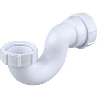 Wavin Osma Waste bath trap shallow seal 40mm white