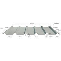 Steel Roof Sheet. BS12B29 Juniper Green Plastic Coated Sheet 10ft (3050mm)