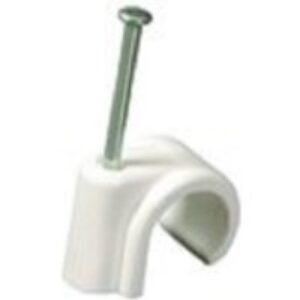 4TRADE 22mm Nail in Clip White Pack of 100