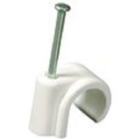 4TRADE 22mm Nail in Clip White Pack of 100