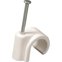4TRADE 15mm Nail in Clip White Pack of 100