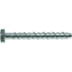 4Trade Anchor Bolt Hexagon Head M10 x 100mm Zinc Clear Pass