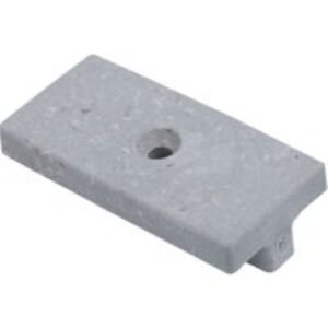 UPM ProFi Deck 150 T-Clips Pearl Grey 1 Hole Box 100