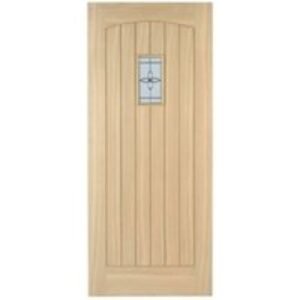 External Cottage Oak Triple Glazed Leaded Door 1981mm x 838mm x 44mm