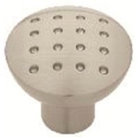 4Trade Pull Handle Dimple Knob Satin Nickel 28mm Pack of 2
