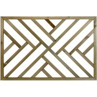 Richard Burbidge Treated Crosshatch Decking Panel 36mm x 760mm x 1130mm