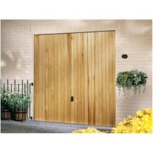 Garador Vertical Cedar Type C Timber Up & Over Garage Door 2134mm x 2134mm
