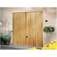 Garador Vertical Cedar Type C Timber Up & Over Garage Door 2134mm x 2134mm