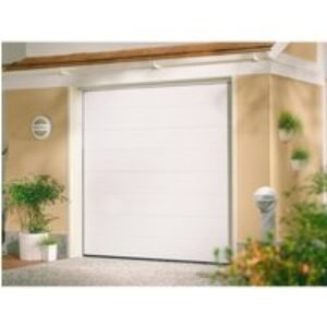 Garador Linear Grain White Garage Door 1981mm x 2439mm