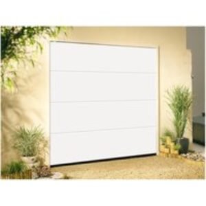 Garador Linear Premium White Sand Garage Door 2136mm 2439mm