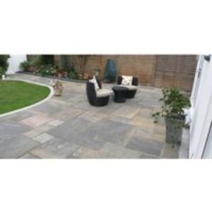 Vitripiazza Anno Porcelain Grigio Paving Slab 600x600x18mm Pack of 64