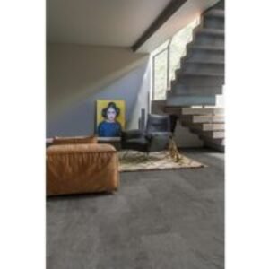 Quick Step Luxury Vinyl Tile Grey Slate Flooring - Pack Size 2.08m2