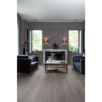 Quick Step Luxury Vinyl Tile Balanced Silk Oak Dark Grey Flooring 1251x187x4.5mm Pack Size 2.105m2