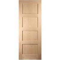 Jeld Wen Oregon Shaker Oak 4 Panel Door 1981 x 610 x 35mm
