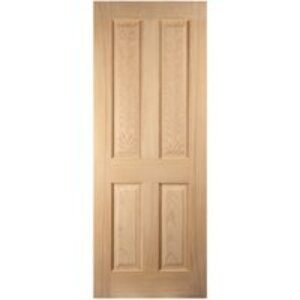 Jeld Wen Oregon 4 Panel Oak FD30 Door 1981 x 762 x 35mm