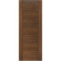 JB Kind Walnut Tigris Prefinished FD30 Door 1981 x 686 x 44 mm