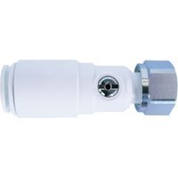 JG Speedfit Plastic Straight Service Valve Tap Connector White 15SVSTC-W
