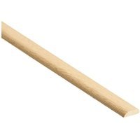 Light Hardwood D Mould 31mm x 6mm x 2400mm