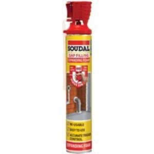 Soudal 750ml Genius Gun Gap Expanding Foam - Champagne