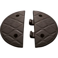 Jsp HAM000 821 100 Jumbo Speed Bump End Caps Black