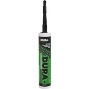 Maxam DURA+BL DURA+ Adhesive Sealant Black 290ml Tube