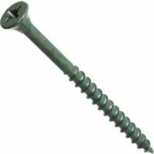 Forgefix Decking 4.5 x 75mm Screw Pozi ST Green Anti-Corrosion Qty 200
