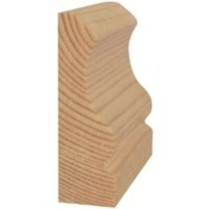 Bsw Redwood Architrave Ogee 25 x 63mm x 2.1m Finished Size 20 x 57mm Nr Only