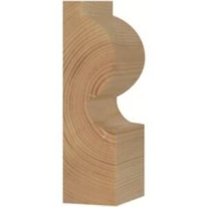Bsw Redwood Architrave Torus 5TH 25 x 75 x 2.1m Finished Size 20 x 69mm Nr Only