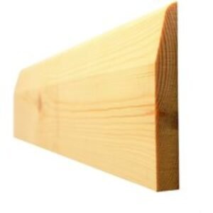 Bsw Redwood Chamfered / Pencil Round Skirting 5TH 19 x 75mm Finished Size 14 x 69mm