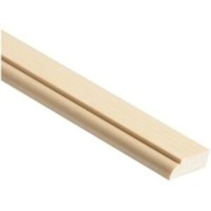 Cheshire Mouldings Pefc Doorstop Pine 34 x 12mm x 2.4m