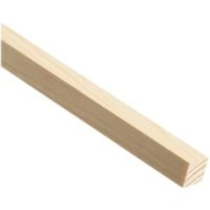 Cheshire Mouldings Clear Pine PSE Stripwood 2.4m 12 x 12mm