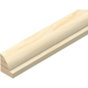 Cheshire Mouldings Ovolo Pine Glass Bead 2.4m 12 x 15mm