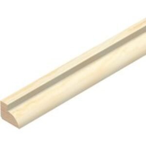 Cheshire Mouldings Pine Glass Bead 2.4m 12 x 9mm