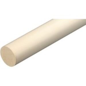 Cheshire Mouldings Light Hardwood Dowel 2.4m 25mm