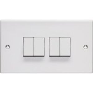 Volex 4gANG 2WAY 10AX Switch V x 1054