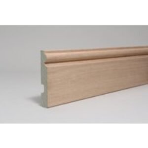 W Howard TRV18119WO4400 Veneered Torus Moisture Resistant MDF Skirting Board American White Oak 18 x 119 x 4400mm