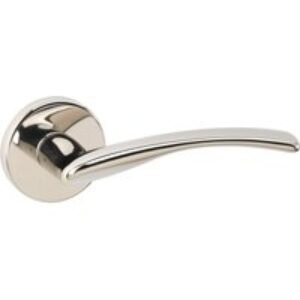 Urfic Easy Click Delta 1720 Polished Nickel Lever On Rose Door Handle Set VB1720-398-04 Ec