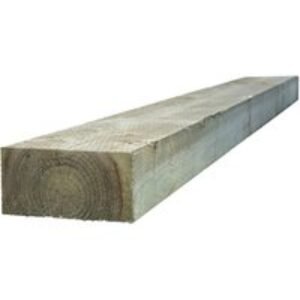 Ecc Incised Brown Treated Sleeper 125 x 250mm x 2.4m