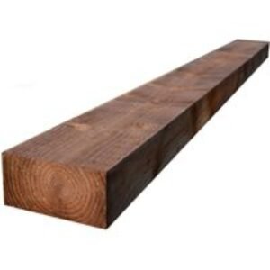 Bsw Incised Treated UC4 Sleeper Brown 125 x 250mm x 2.4m