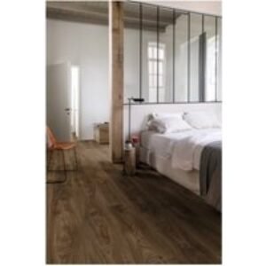 Quick Step Balance LVT Cottage Oak Dark Brown Flooring - Pack Size 2.105m2