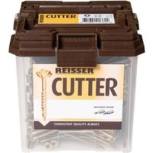 Reisser 5 x 80mm Countersunk Pozi Cutter Yellow Wood Screws Qty 402