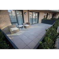 Tobermore Textured Concrete Paving Slabs Natural 600x600x40mm Pack of 24