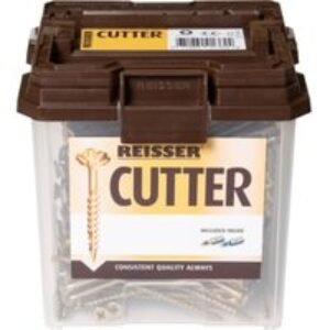 Reisser 4 x 80mm Countersunk Pozi Cutter Yellow Wood Screw Qty 500