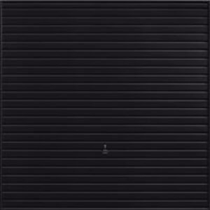 Garador Horizon Type C Steel Up and Over Garage Door Jet Black 2134mm x 1981mm