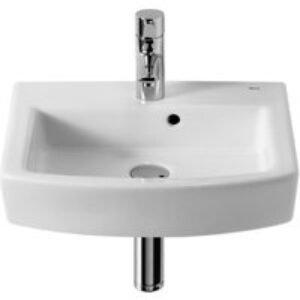 Roca Hall Cloakroom Basin 1 Tap Hole 450mm x 385mm 327624000