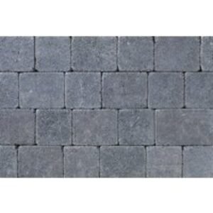 Tobermore Tegula Decorative Concrete Block Paving in Charcoal - 140x140x50mm