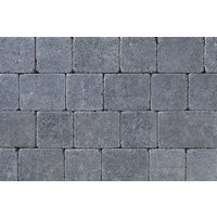 Tobermore Tegula Decorative Concrete Block Paving in Charcoal – 140x140x50mm