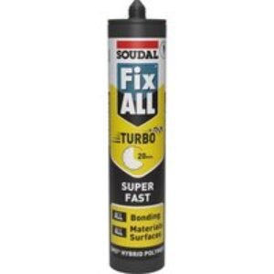 Soudal Fix All Turbo Sealant & Adhesive 290ml White