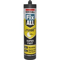 Soudal Fix All Turbo Sealant & Adhesive 290ml White